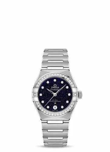 Omega Constellation Manhattan 29 Co-Axial Master Chronometer Stainless Steel / Aventurine / Diamond 131.15.29.20.53.001 (13115292053001)